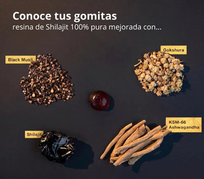 Revira™ Gold Gomitas de Shilajit Puro del Himalaya