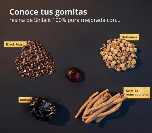 Revira™ Gold Gomitas de Shilajit Puro del Himalaya